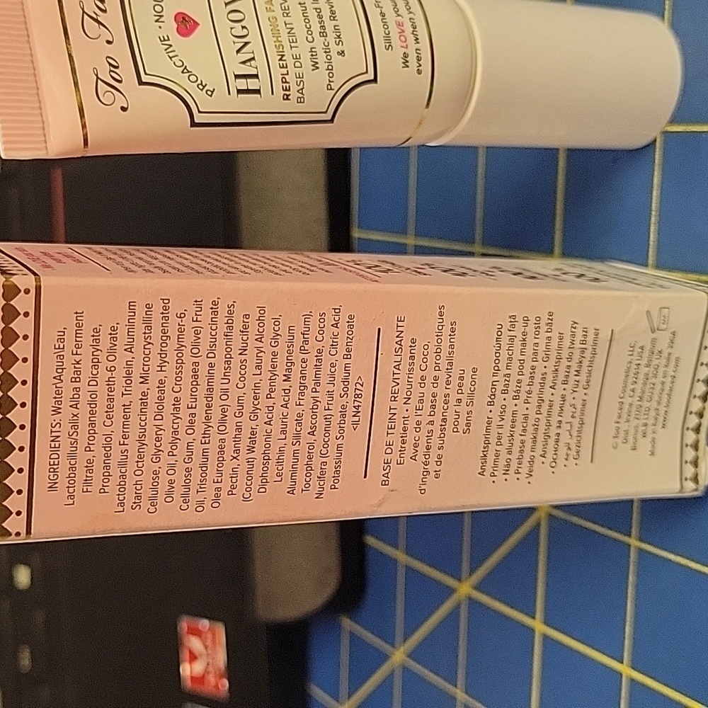 Too Faced Pink Hangover Rx Replenishing Face Primer 20ml New - Picture 4 of 4